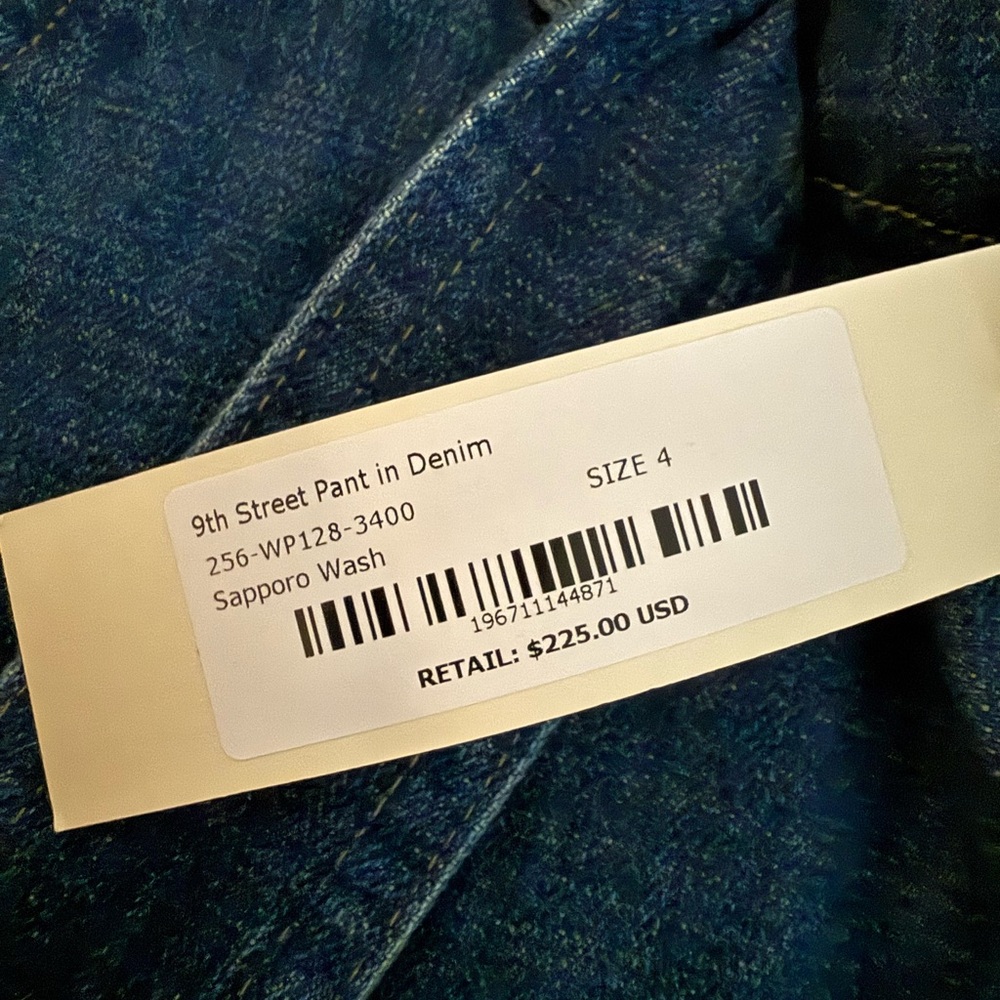 Alex Mill Ninth Street Pant In Crosshatch Denim - Picture 4 of 6